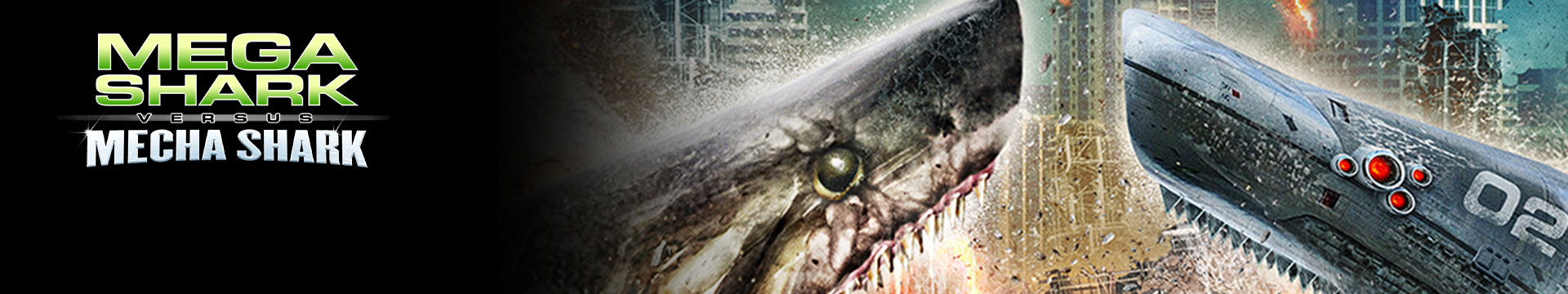 Mega Shark vs Mecha Shark